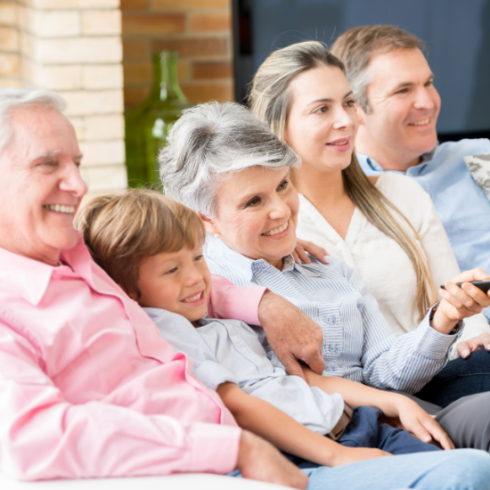 Family watching Record My Life Story